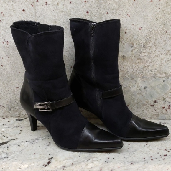 Franco Sarto Shoes - Franco Sarto, ' EUC',  Black Dress Boots!